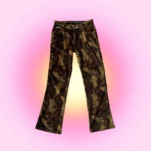 Vintage 90s/y2k Revolt animal print pants